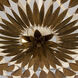 Amor 8 Light 36 inch Oxidized Gold Leaf And White Chandelier Ceiling Light