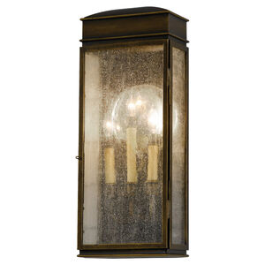 Whitaker 3 Light 22.5 inch Astral Bronze Outdoor Wall Lantern, Large 