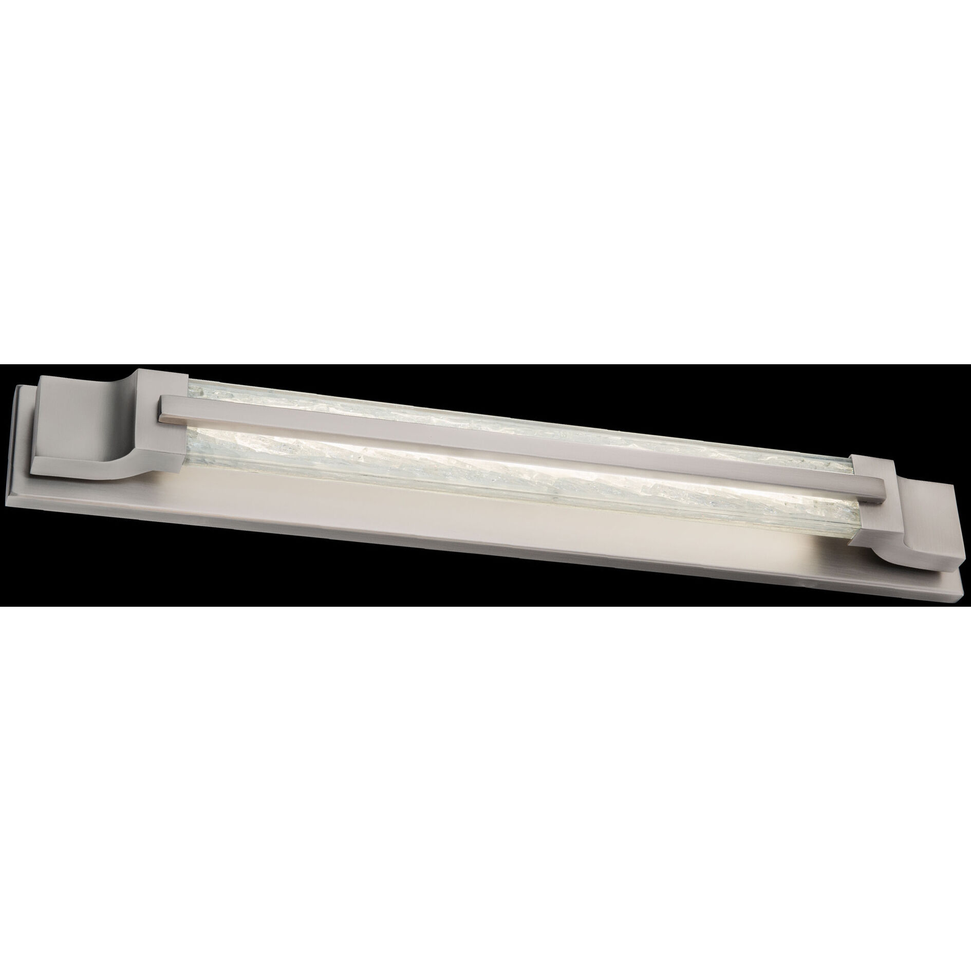 Aberdeen LED 28 inch Brushed Nickel Bath Vanity & Wall Light, Beyond