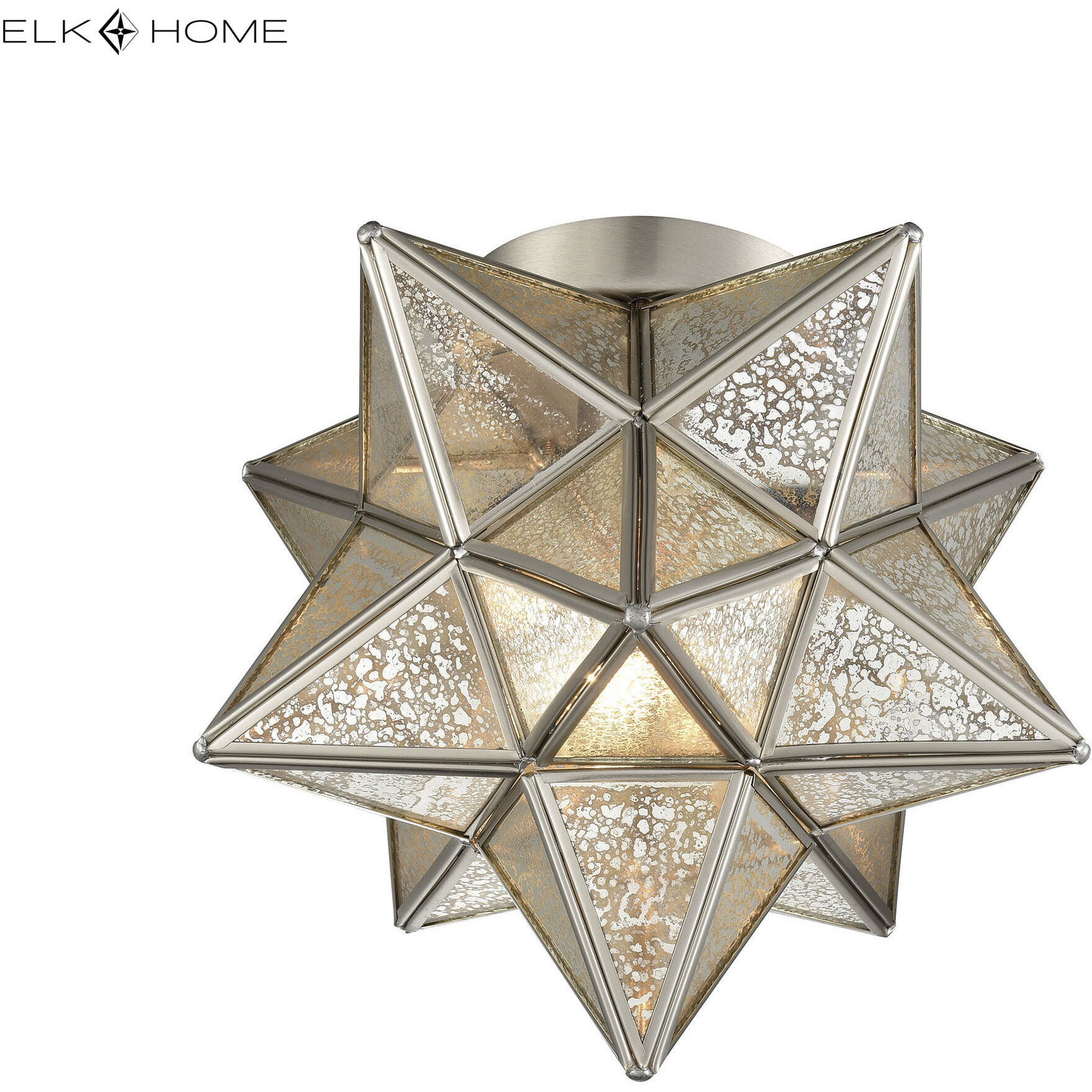 Moravian star flush sale mount ceiling light