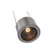 Zeitlos LED 6 inch Satin Nickel with Chrome Pendant Ceiling Light, Luce Elevata Impulse