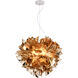 Canada 1 Light 24 inch Shiny Gold Chandelier Ceiling Light