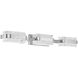 Forbes LED 27 inch Polished Nickel Bath Vanity & Wall Light in 27in.