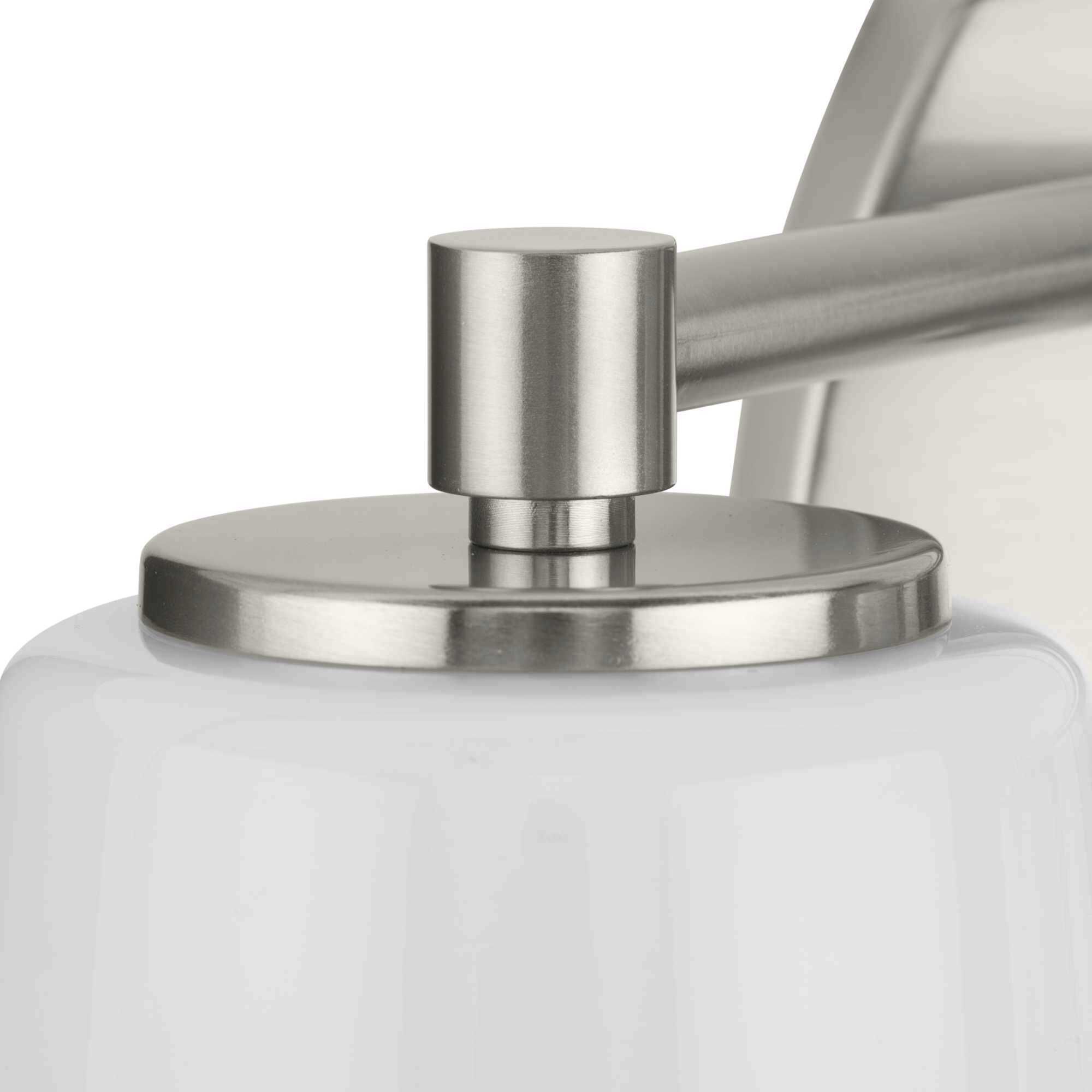 Haven 2 Light 16 inch Brushed Nickel Bath Light Wall Light