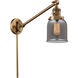 Small Bell 21 inch 3.50 watt Brushed Brass Swing Arm Wall Light, Franklin Restoration