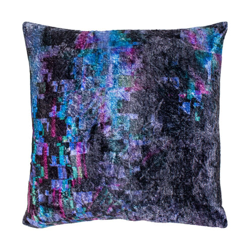 Glitch 22 X 22 inch Black Pillow Kit, Square