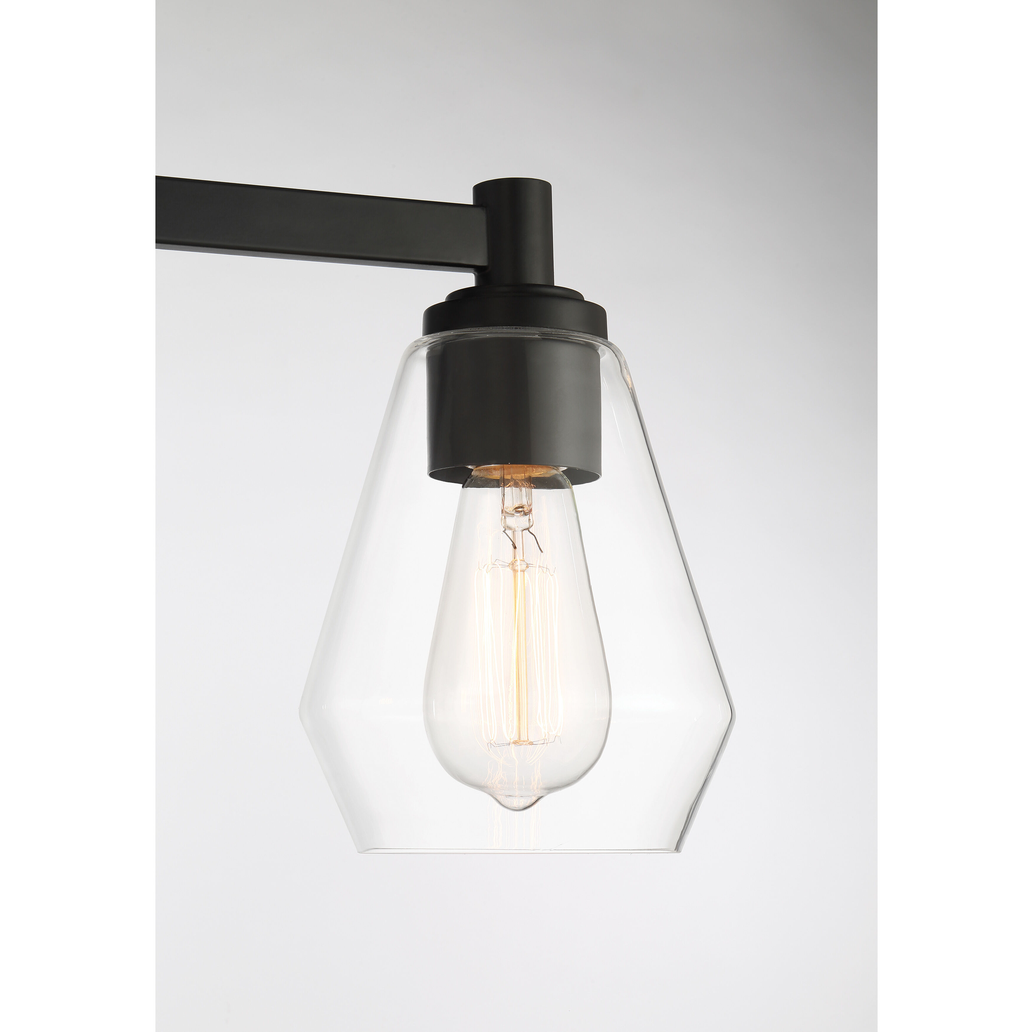 Clarity 3 Light 24 inch Coal Bath Vanity Wall Light