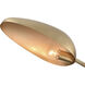 Alda 53.5 inch 60.00 watt Aged Brass Floor Lamp Portable Light