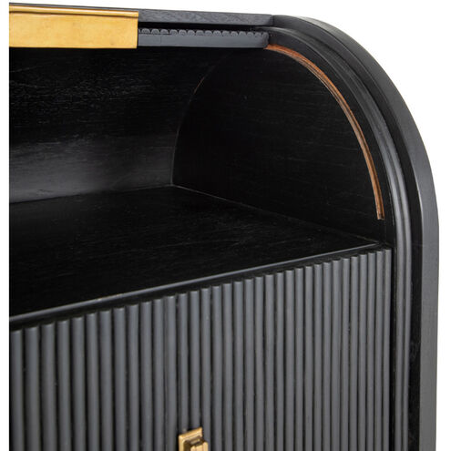 Maison Brushed Black / Stained Gold Chest