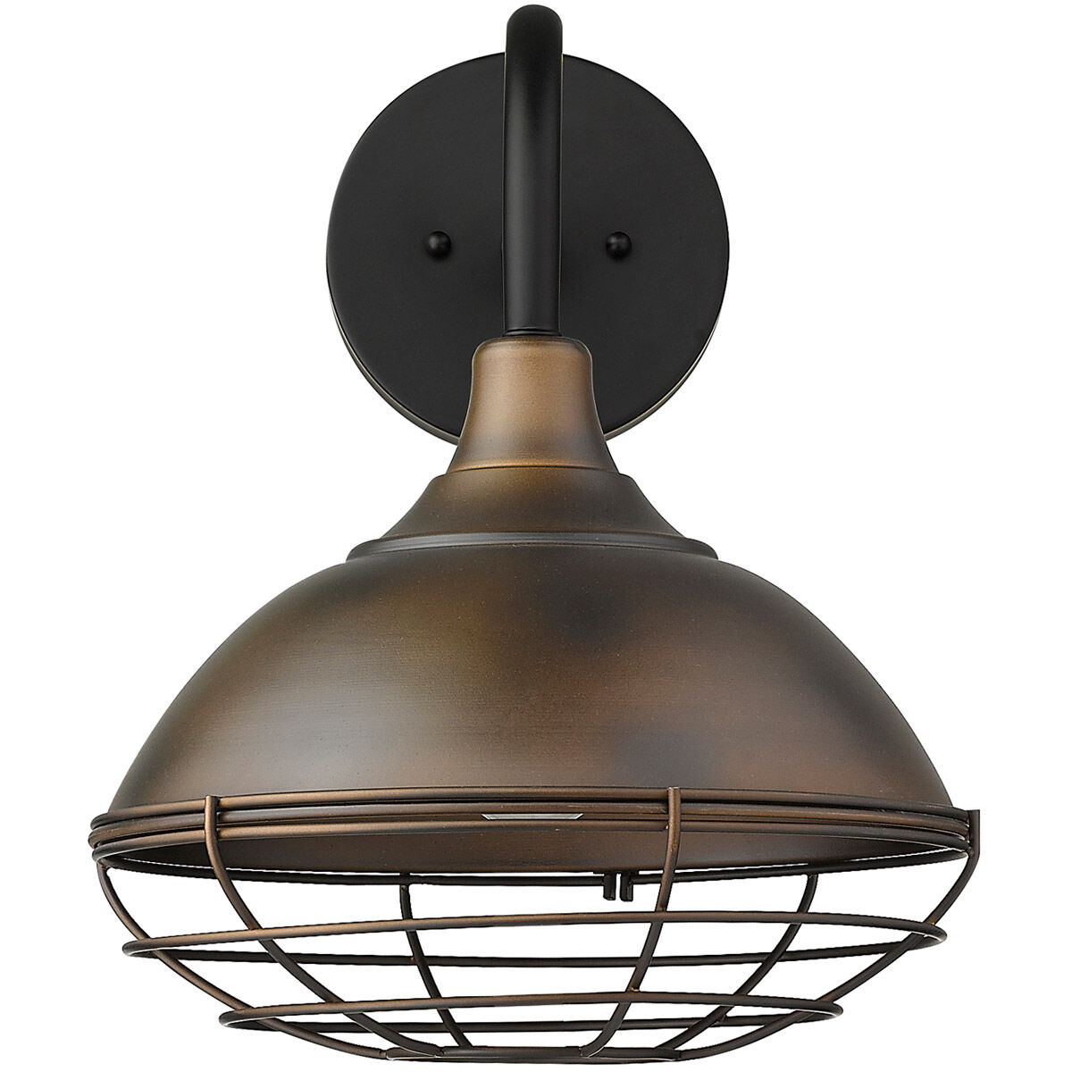 Afton 1 Light 16 inch Oil-Rubbed Bronze Exterior Wall Mount