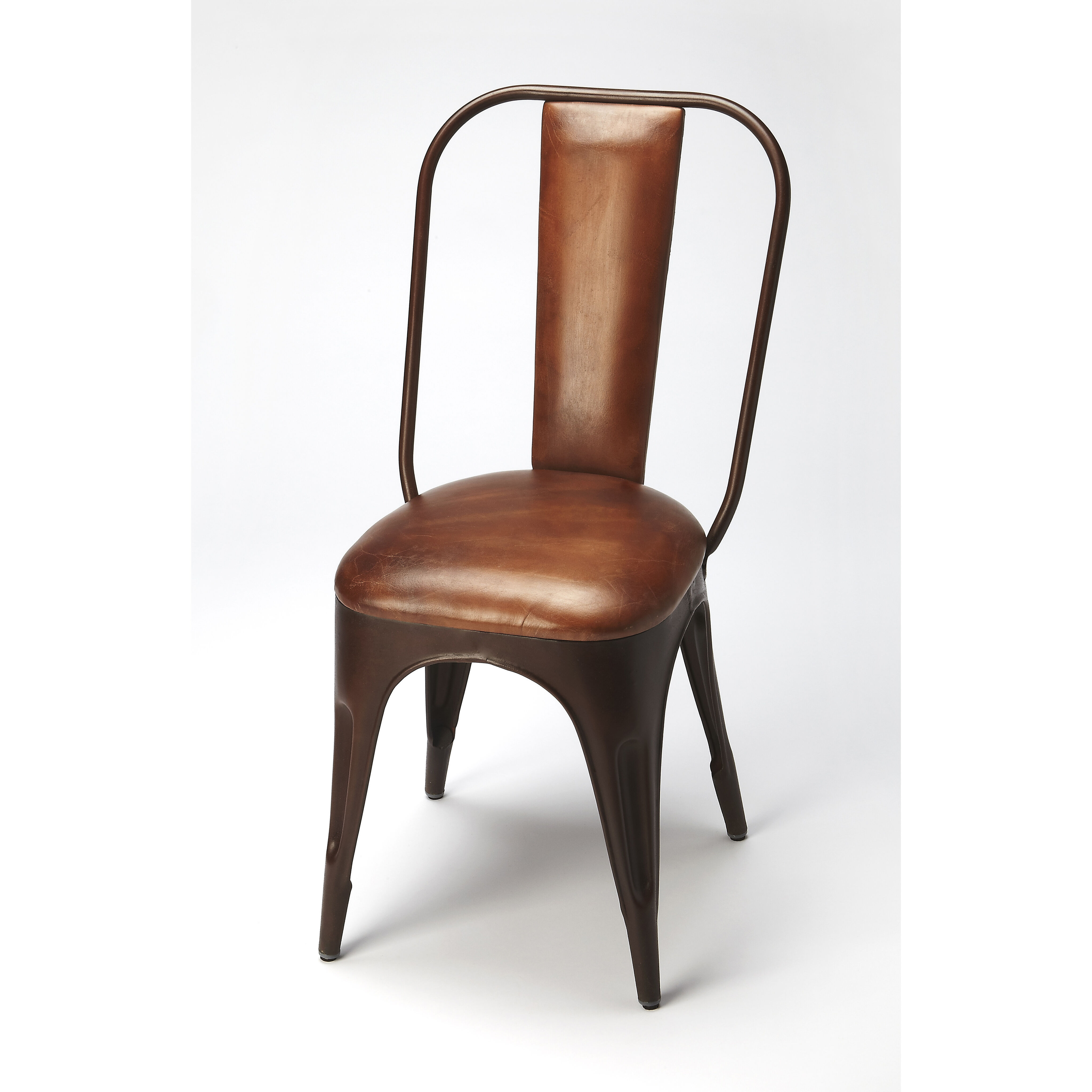 Leather industrial chair shop