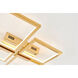 Canada LED 24 inch Gold LED Flush Mount Ceiling Light