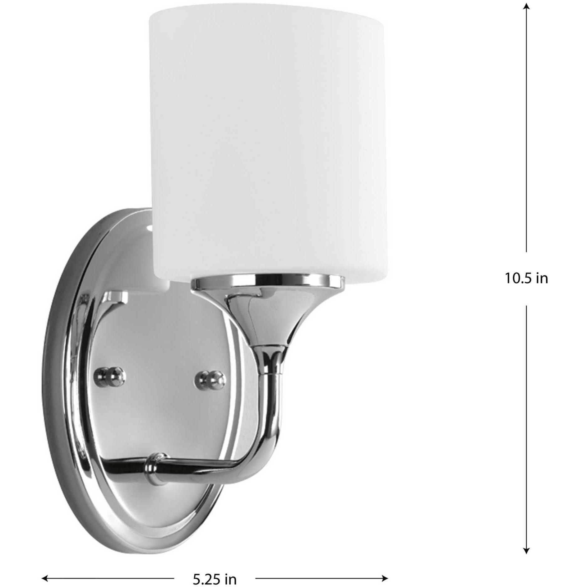 Lynzie 1 Light 5 inch Polished Chrome Bath Vanity Wall Light