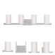Astoria 4 Light 35 inch Polished Chrome Vanity Sconce Wall Light