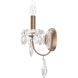 Century 1 Light 6 inch Etruscan Gold Wall Sconce Wall Light