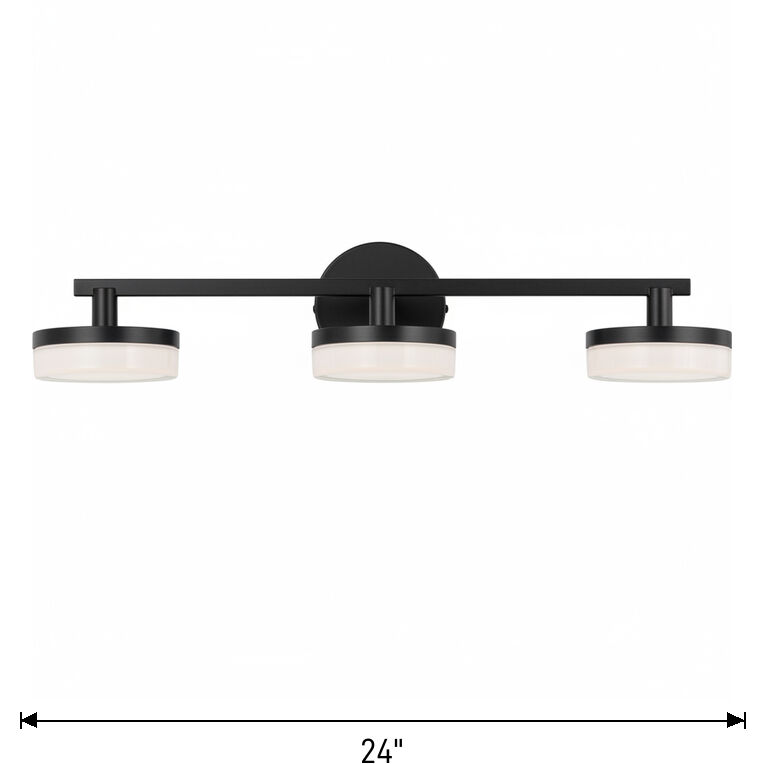 Sean Lavin Khan LED 24 inch Aged Iron Bath Vanity Wall Light