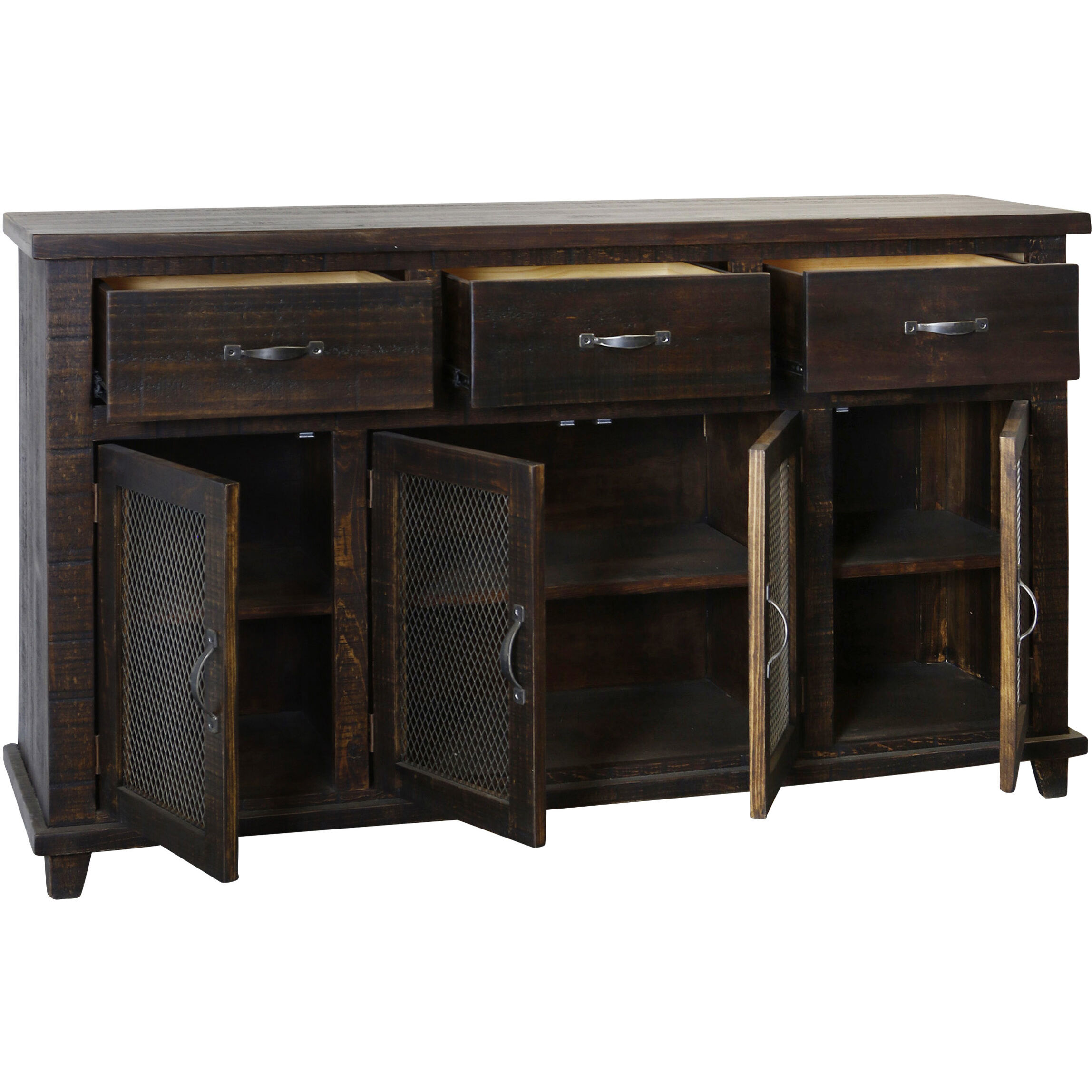 Nevada 71 X 16 inch Walnut Sideboard