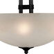 Carson 4 Light 20 inch Natural Iron Bowl Pendant Ceiling Light