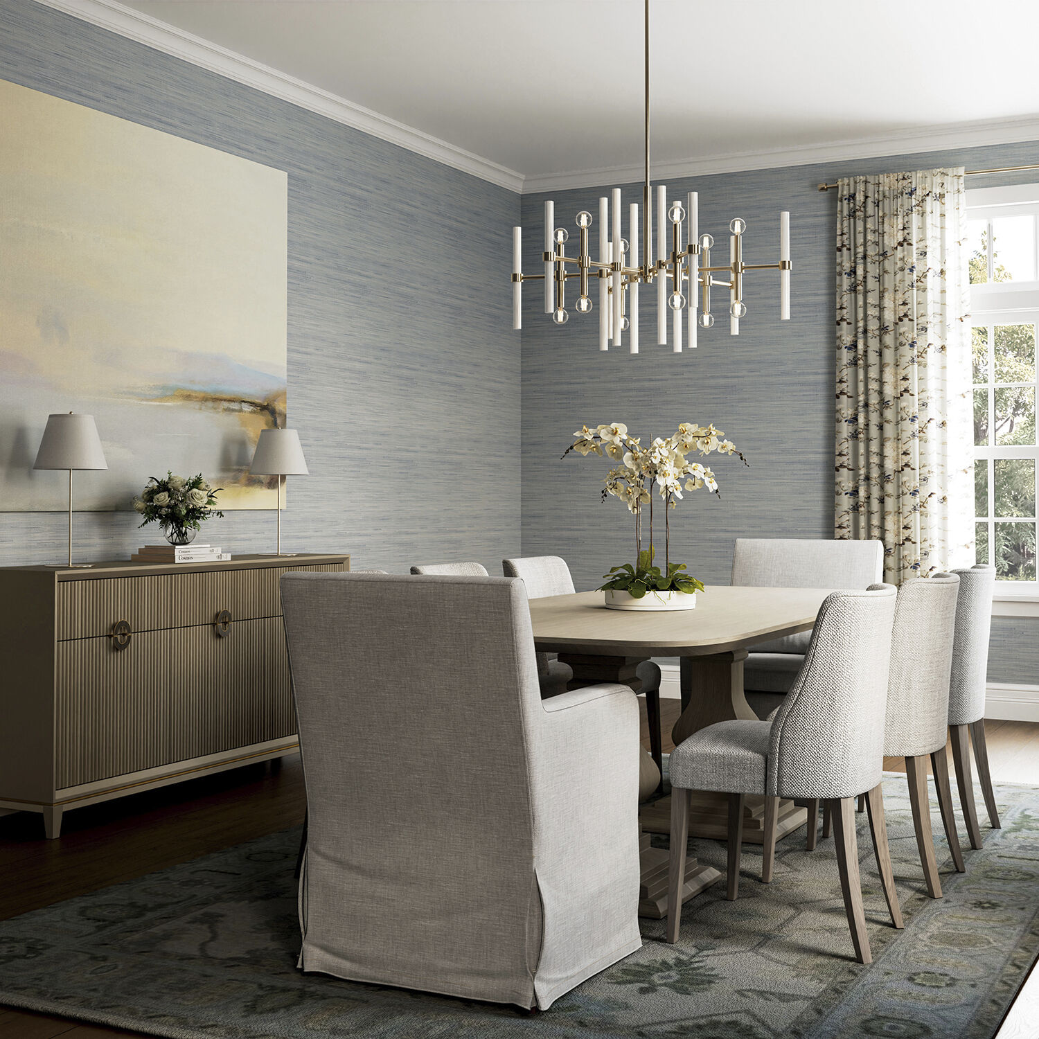 Marlow 12 Light 34.75 inch Matte Brass Chandelier Ceiling Light