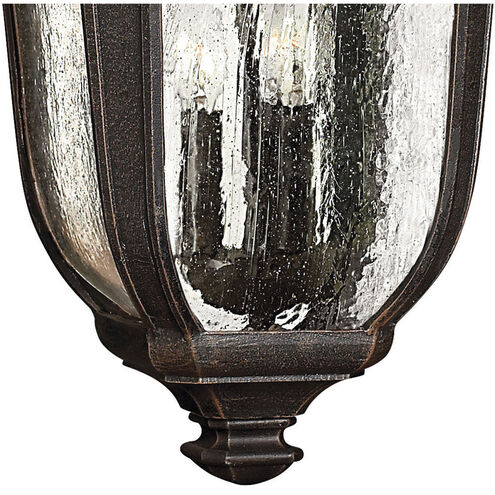 Trafalgar LED 12 inch Mocha Outdoor Hanging Lantern