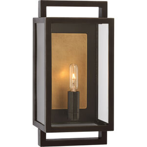 Visual Comfort Signature Collection Ian K. Fowler Halle LED 12 inch Aged Iron Outdoor Wall Lantern, Petite S2189AI-CG - Open Box