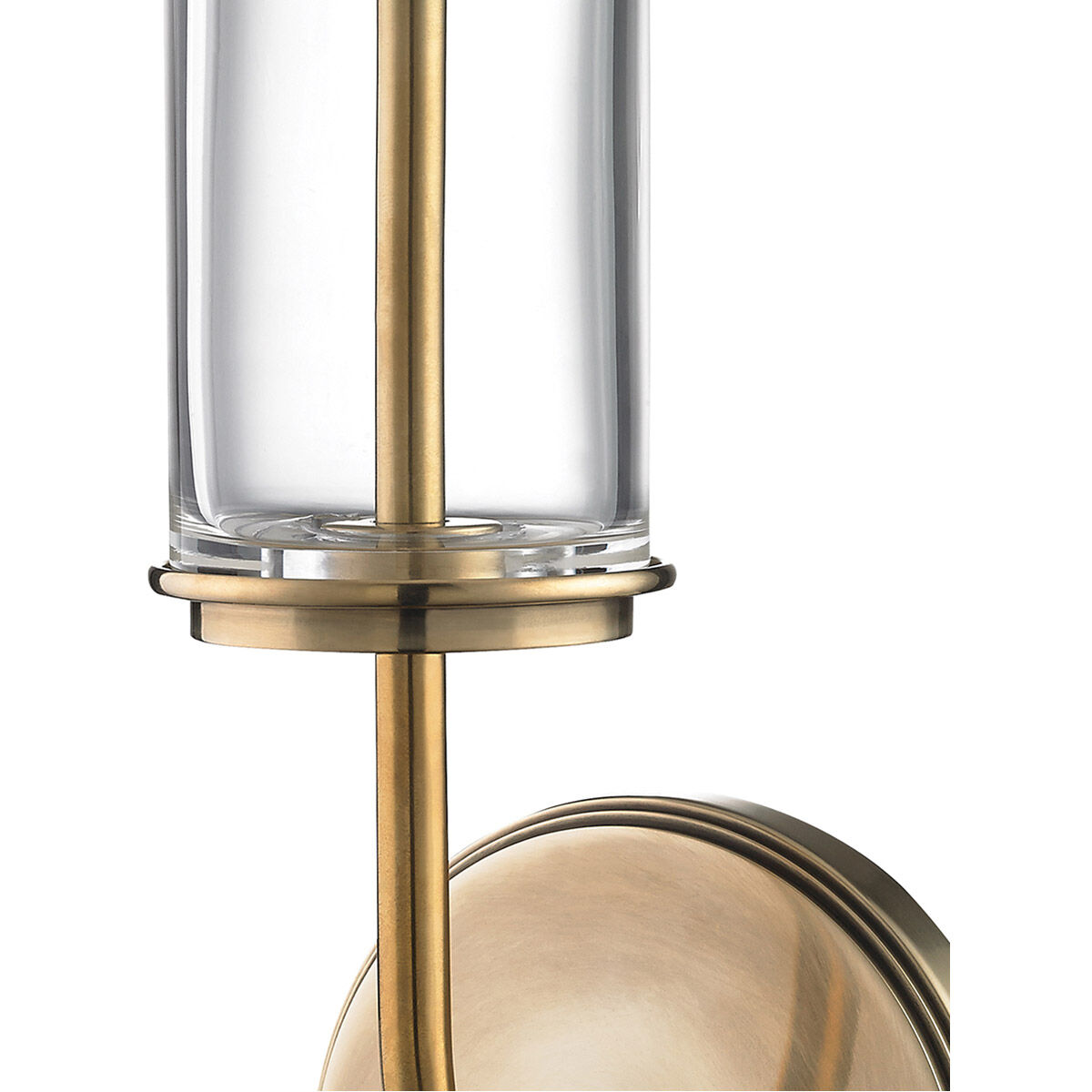 Wentworth 1 Light 5 inch Aged Brass ADA Wall Sconce Wall Light