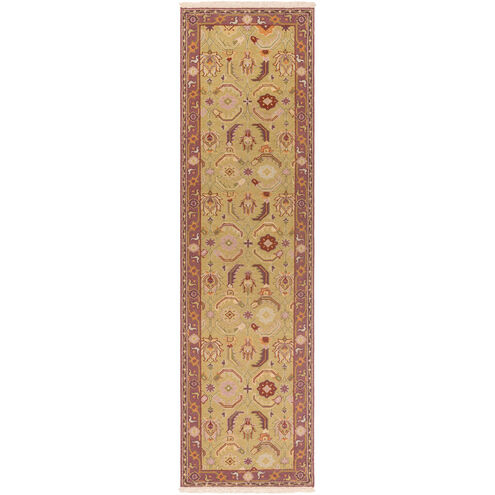 Sonoma 120 X 30 inch Coral, Eggplant, Khaki, Lilac, Rust, Wheat Rug