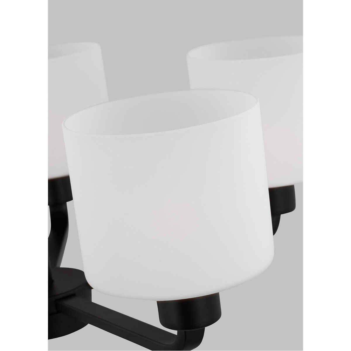 Canfield LED 23.88 inch Midnight Black Chandelier Ceiling Light