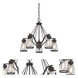 Brooklyn 5 Light 25 inch Bronze Chandelier Ceiling Light
