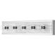 Berdine 5 Light 5 inch Polished Nickel Bath Bar Wall Light