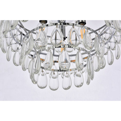 Mila 3 Light 16 inch Chrome Pendant Ceiling Light