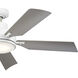 Guardian 54 inch White with Silver Blades Ceiling Fan