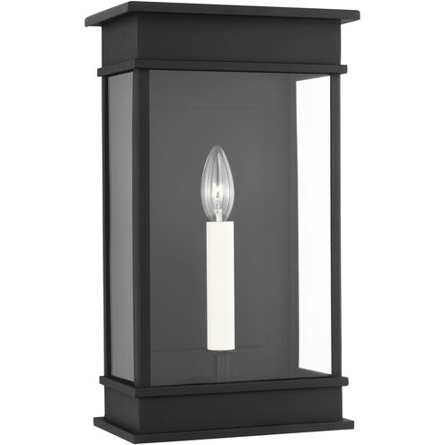 C&M by Chapman & Myers Cupertino 1 Light 10.25 inch Textured Black Outdoor Wall Lantern