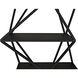 Sutro 80 X 36 X 18 inch Matte Black Shelf