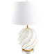 Saltwater 24 inch 100 watt White Accent Table Lamp Portable Light