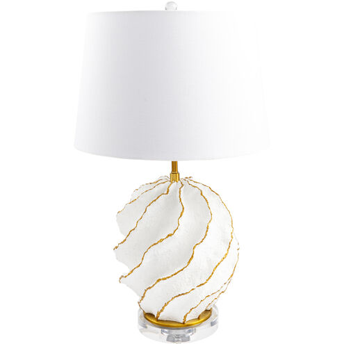 Saltwater 24 inch 100 watt White Accent Table Lamp Portable Light