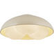 Alora Mood Robyn 3 Light 16 inch Pearl White/Opal Glass Flush Mount Ceiling Light