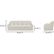 Rialto White Sofa
