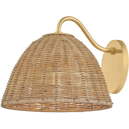 Katniss Wall Sconce Wall Light in Aged Brass