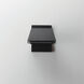 Mansard LED 6.25 inch Black Outdoor Wall Mount