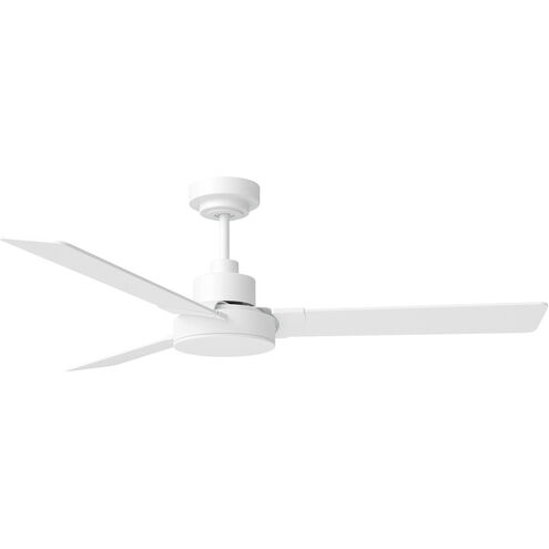 Jovie 52 52 inch Matte White Indoor/Outdoor Ceiling Fan