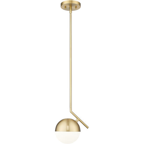 Realm Sphere 1 Light 8.5 inch Modern Gold Pendant Ceiling Light
