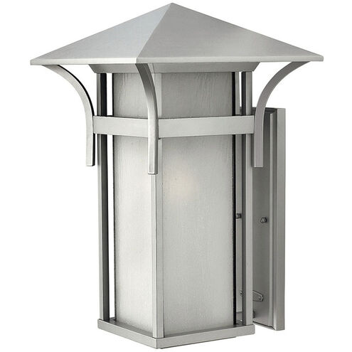 Estate Series Harbor Outdoor Wall Mount Lantern in Titanium, Extra Large