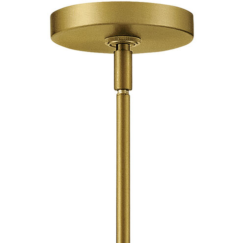 Alchemy LED 20 inch Lacquered Brass Indoor Foyer Light Ceiling Light