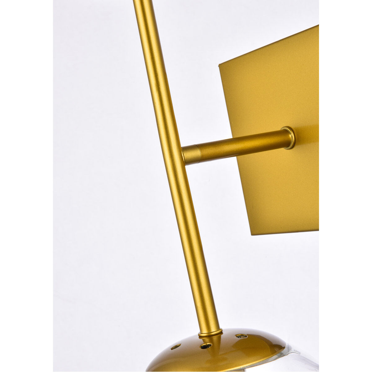 Neri 2 Light 7 inch Brass Bath Sconce Wall Light