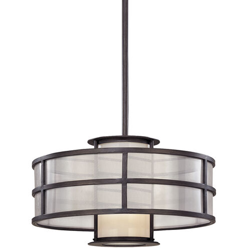 Discus 1 Light 18 inch Graphite Chandelier Ceiling Light