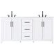 Alina 72 X 34 inch White Bathroom Vanity Cabinet