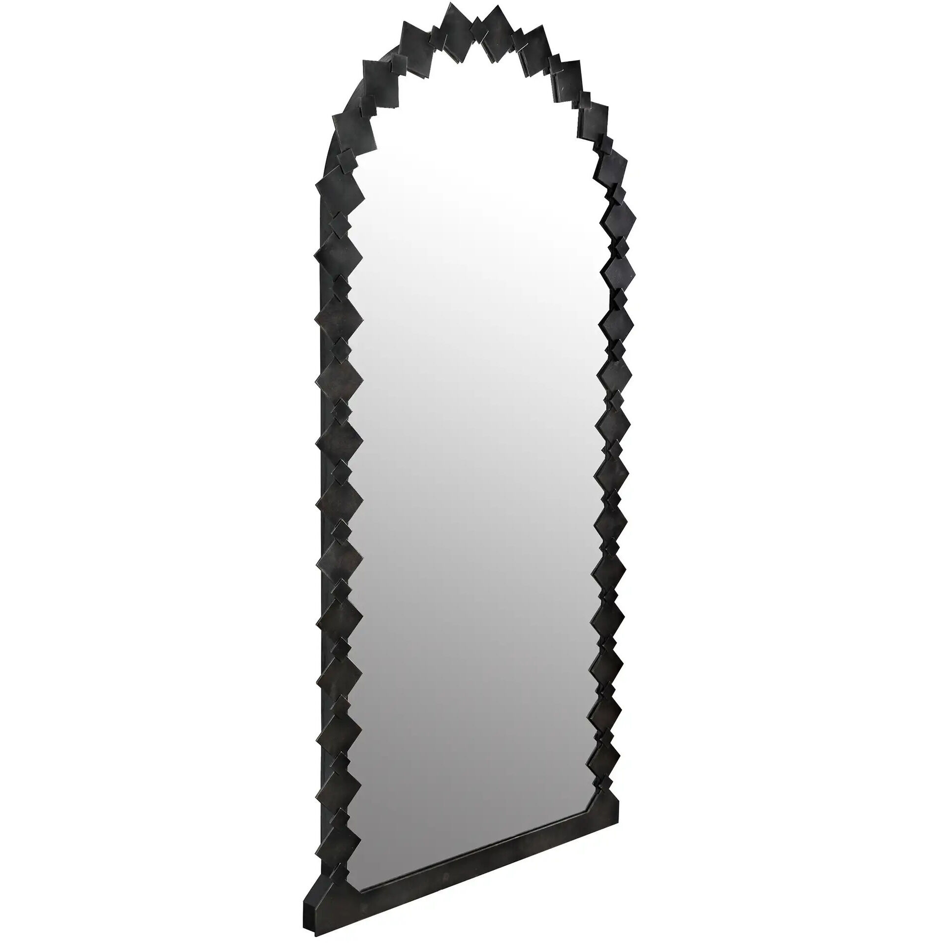 Aya 79 X 40 inch Unfinished Industrial Steel Mirror