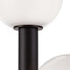 Joelle 2 Light 4.75 inch Matte Black Wall Sconce Wall Light