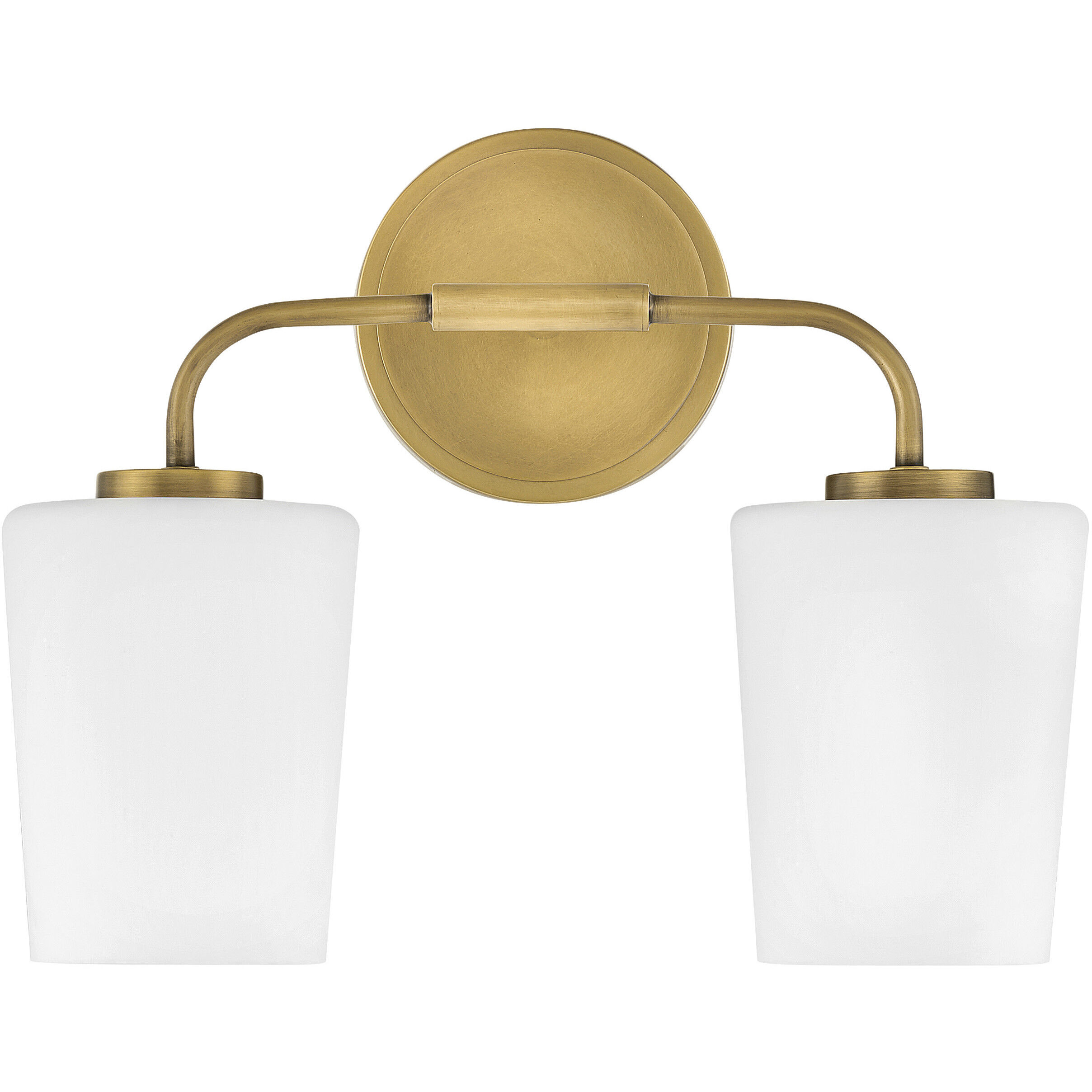 Kline LED 14.25 inch Heritage Brass Bath Light Wall Light